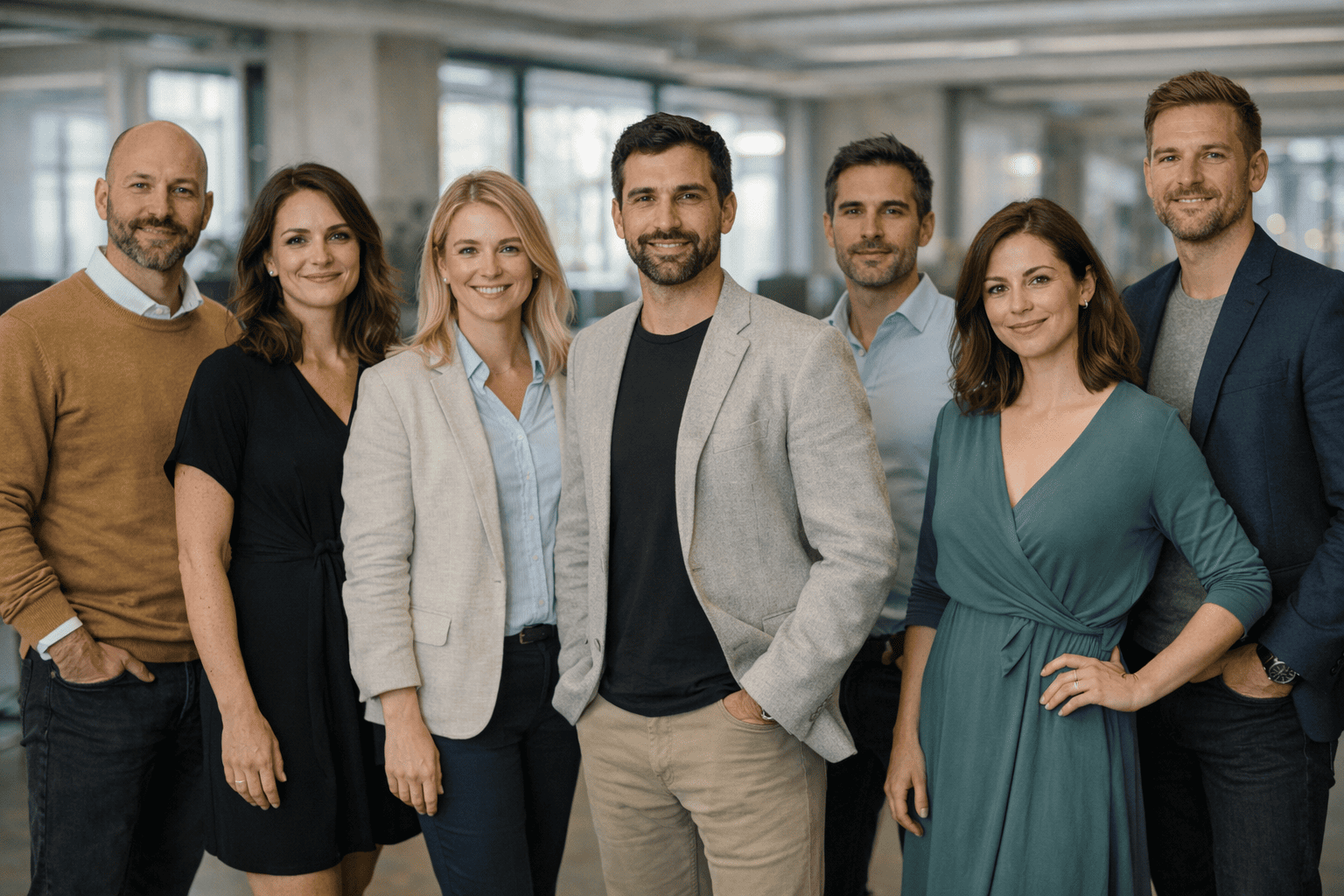 Team working on AI trading platform — Cumbre Valterise